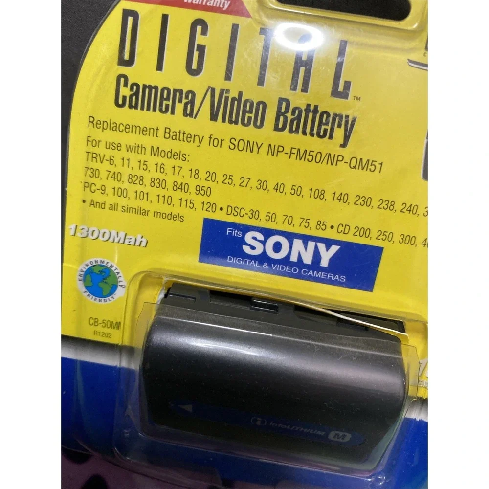 Digital Concepts Battery for Sony NP-FM50 Camera Battery C3